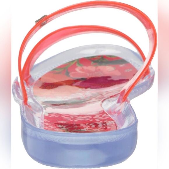 Ted Baker Jelly Transparent  Floral  Sandals Euro 37 - Picture 15 of 15